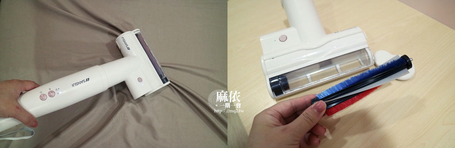 【吸塵器團購】SANSUI山水 輕淨吸迷你無線吸塵器 SVC-DD1│4色系3組刷頭 輕量好操作 小巧好收納 #1004更新